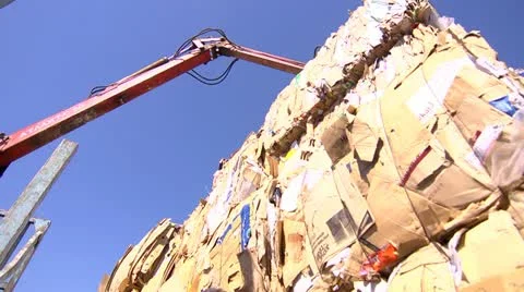 Waste paper Stock Footage 11686760