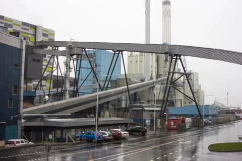 Waste processing plant in Europe Stock Photos