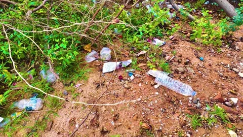 Waste Products - Plastic Cans Stock-Footage 262177742