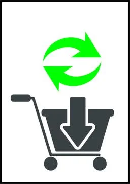 Waste recycle Ideas Stock Illustration
