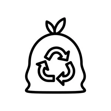 Waste recycling flat icon. Stock Illustration