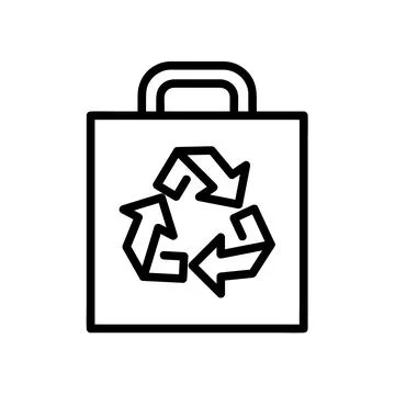 Waste recycling flat icon. Stock Illustration