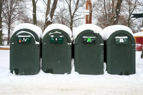 Waste separation for recycle Stock Photos