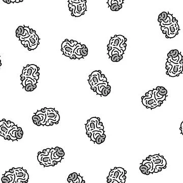 Waste silk vector seamless pattern Stock Illustration