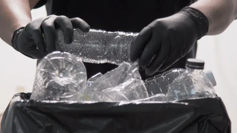 Waste sorting for recycling Video stock 103154633