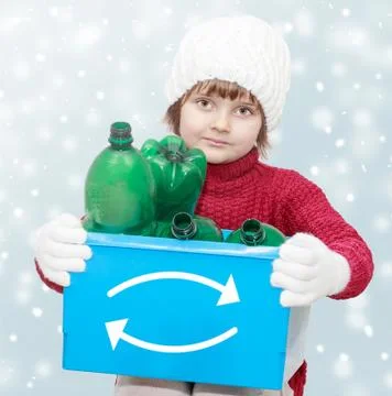 Waste sorting theme Stock Photos