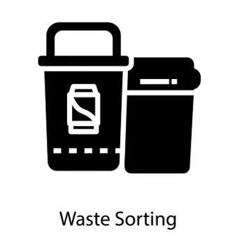 Waste Sorting Vector Stock Illustration