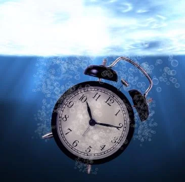 Waste of Time Concept Stock Photos