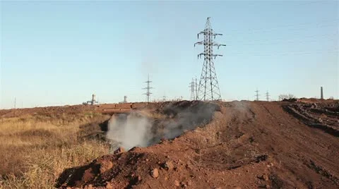Waste water flowing. Stock Footage 12511558