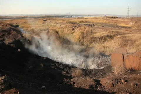 Waste water flowing. Video stock 12515340