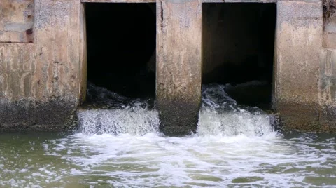 Waste Water Stock Footage 64099973