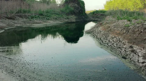 Waste water sump Stock Footage 30916710