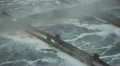 Waste water swirling in aeration tanks in an industrial plant HD Footage