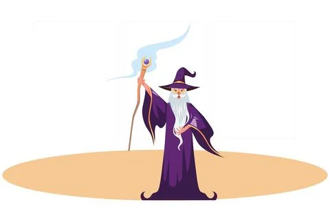 Waste Wizard Concept Illustration Stock Illustration