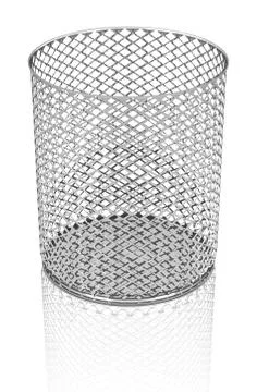 The wastebasket Stock Illustration