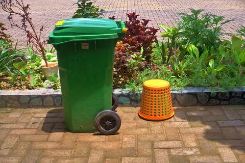The wastebasket Stock Photos