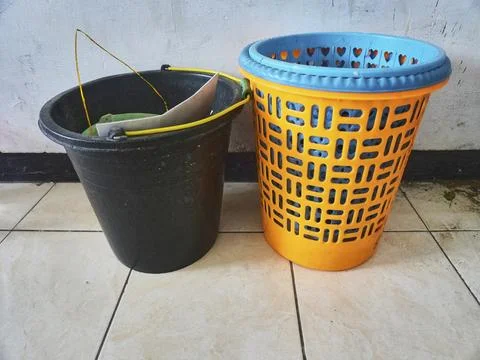 The wastebasket Stock Photos