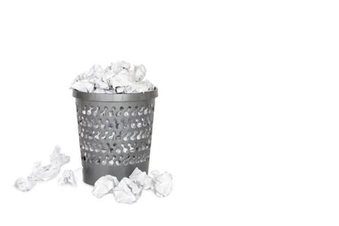 Wastepaper basket Foto stock