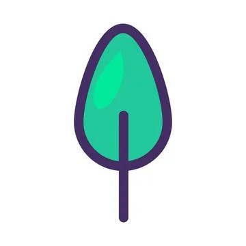 Wastepaper concept icon with cypress tree element Stock Illustration