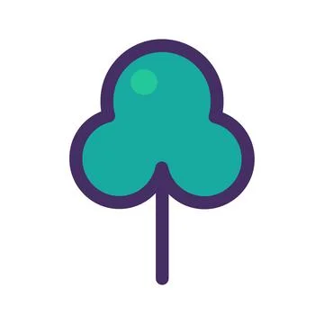 Wastepaper concept icon with a rowan tree element Illustration