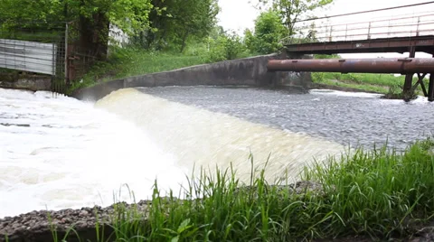 Wastewater Stock Footage 30592511