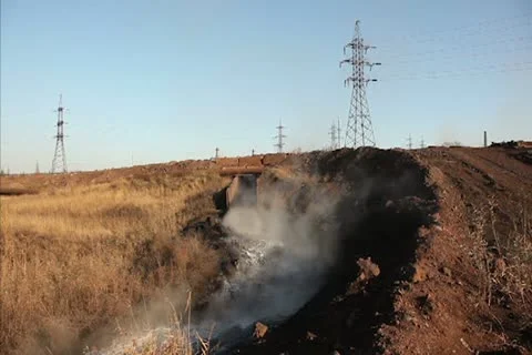 Wastewater. Timelapse. Stock Footage 12515408