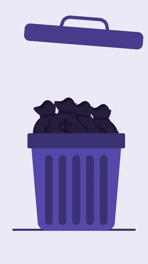 Wasting money Stock Footage 297008183