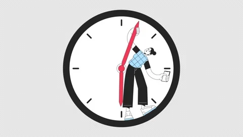 Wasting time on internet animation Stock Footage 238004406