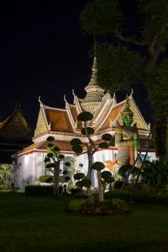 Wat Arun at night Stock Photos