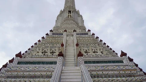Wat Arun Temple in Bangkok Stock Footage 101505206