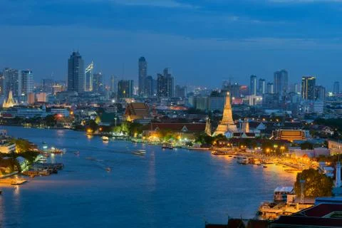 Wat Arun temple Foto stock