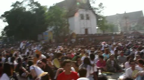Wat Bang Phra 3365 Stock Footage 22220049