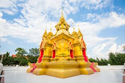 Wat chedi thong Stock Photos