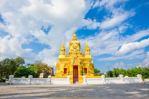 Wat chedi thong Stock Photos