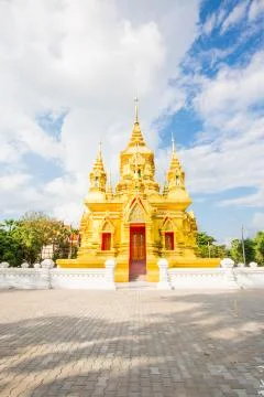 Wat chedi thong Stock Photos
