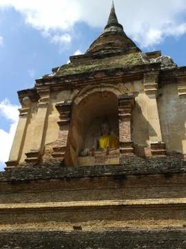 Wat chedyod temple 库存照片