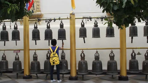 Wat Doi Suthep Video stock 27380479