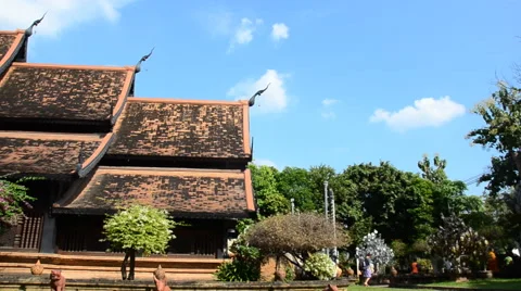 Wat Lokmolee temple. HD Stock-Footage 42965145