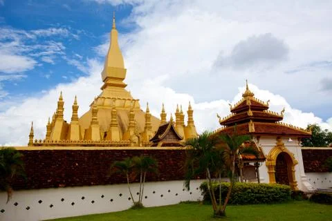 Wat pha-that luang Stock Photos