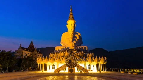 Wat Pha Sorn Kaew Temple Landmark Travel Place Of Phetchabun, Thailand (zoom in) Stock Footage 61967386