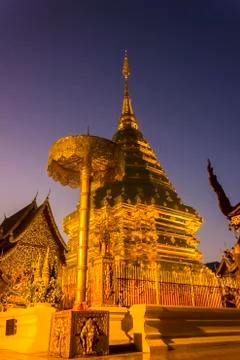 Wat phar that doi suthep temple Stock Photos
