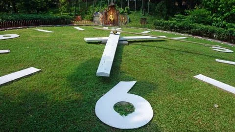  wat phnom temple complex in phnom penh in cambodia Stock Photos