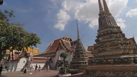 Wat pho, Bangkok Stock Footage 98291017