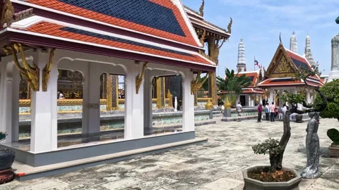 Wat Pho in Bangkok Stock Footage 240884608
