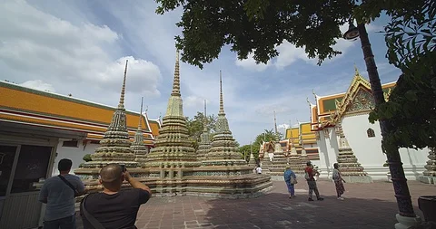 Wat Pho in Thailand Stock Footage 119052181