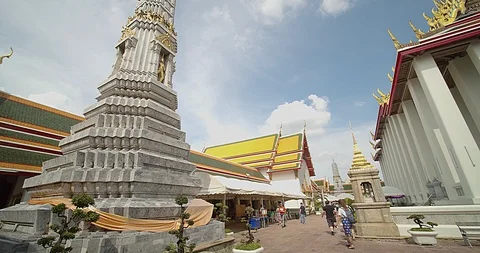 Wat Pho in Thailand Stock Footage 119053017