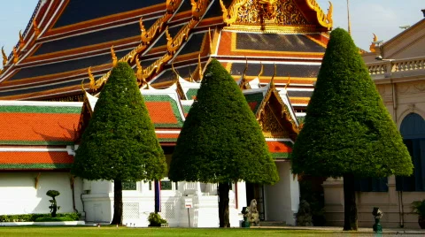 Wat Phra Kaeo Stock Footage 655858