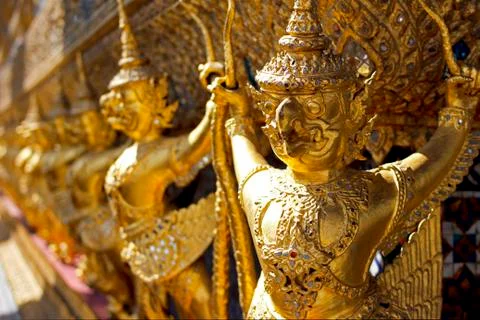 Wat phra kaew. Foto stock
