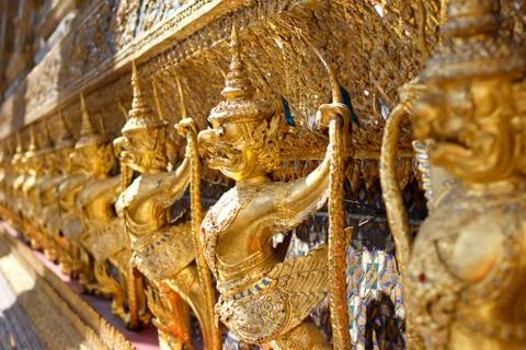 Wat phra kaew. Stock Photos