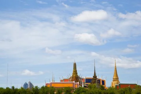 Wat phra kaew. Stock Photos